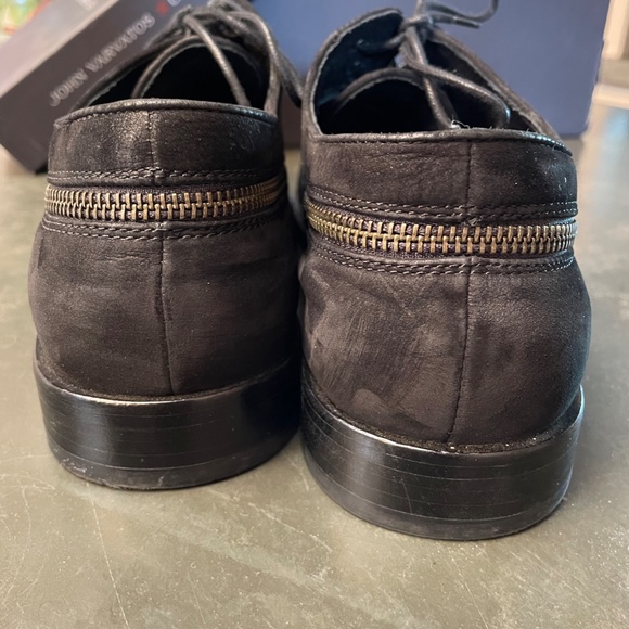 John Varvatos USA Men Black Suede shoes size 11.5